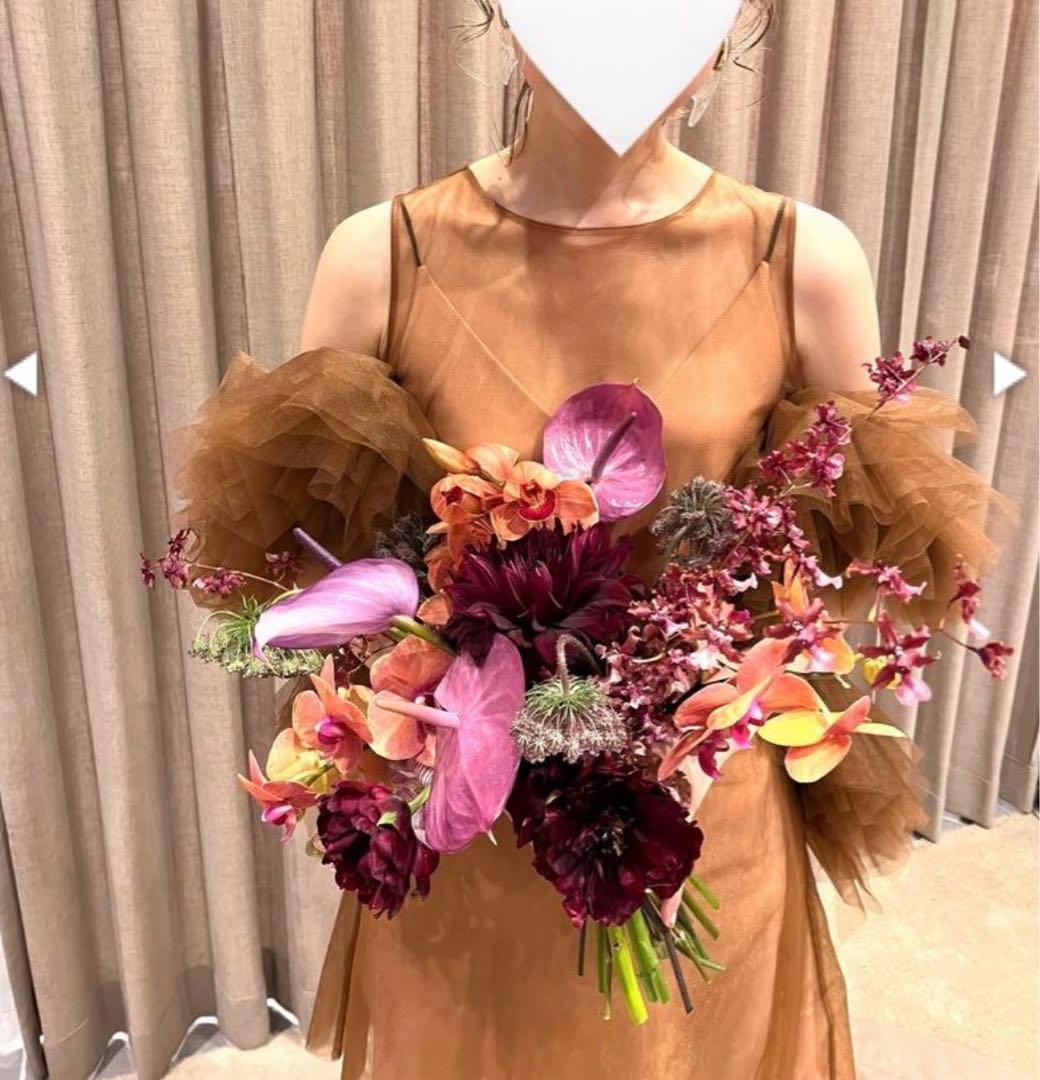 カラードレス amtteliebe 風 ウェディングドレス 結婚