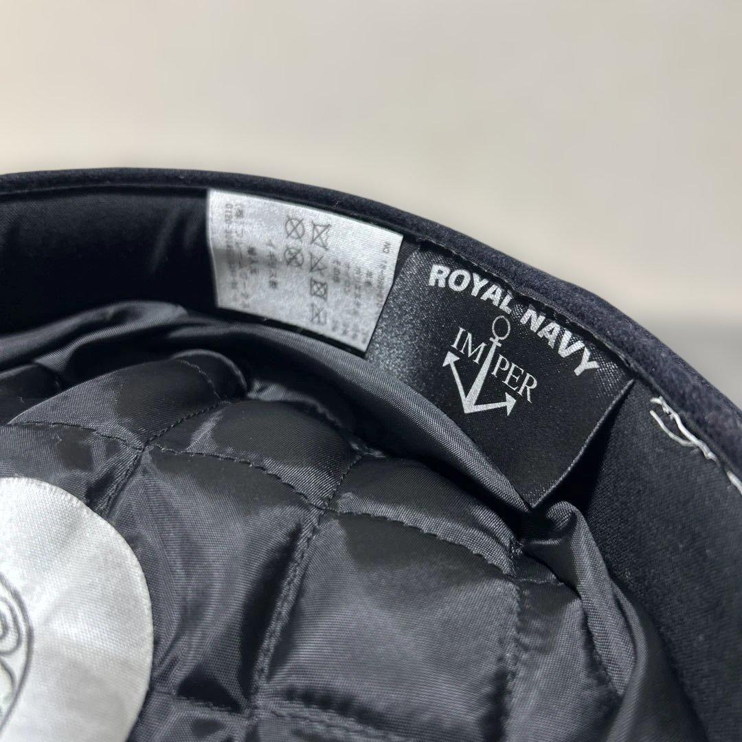 【美品】LOCK & CO. Hatters  NAVY キャスケット