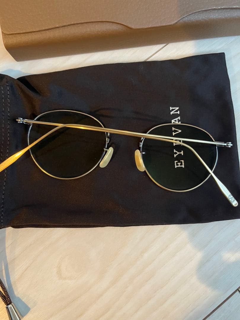 EYEVAN ラウンド サングラス ブラウンレンズ