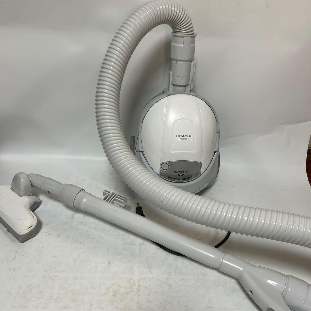 日立 紙パック式 軽量 掃除機 ハイパワー530W　CV-VP5　ヘッド丸洗対応
