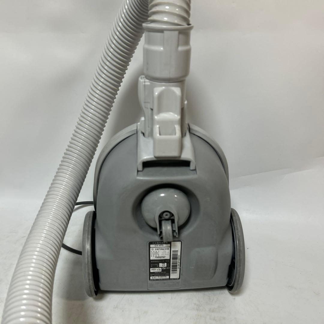 日立 紙パック式 軽量 掃除機 ハイパワー530W　CV-VP5　ヘッド丸洗対応