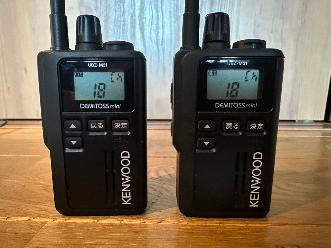 特定小電力トランシーバーUBZ-M31ESET KENWOOD 美品