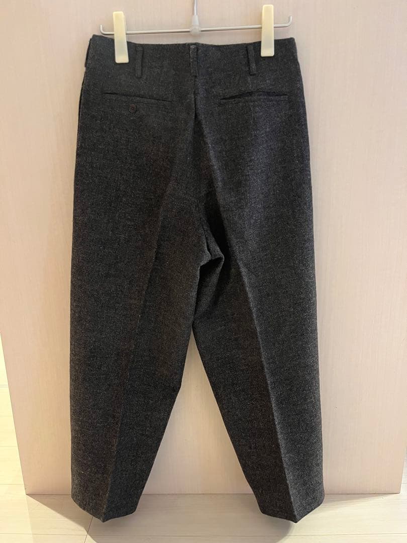 Ys for men ツイード テーパードスラックス M