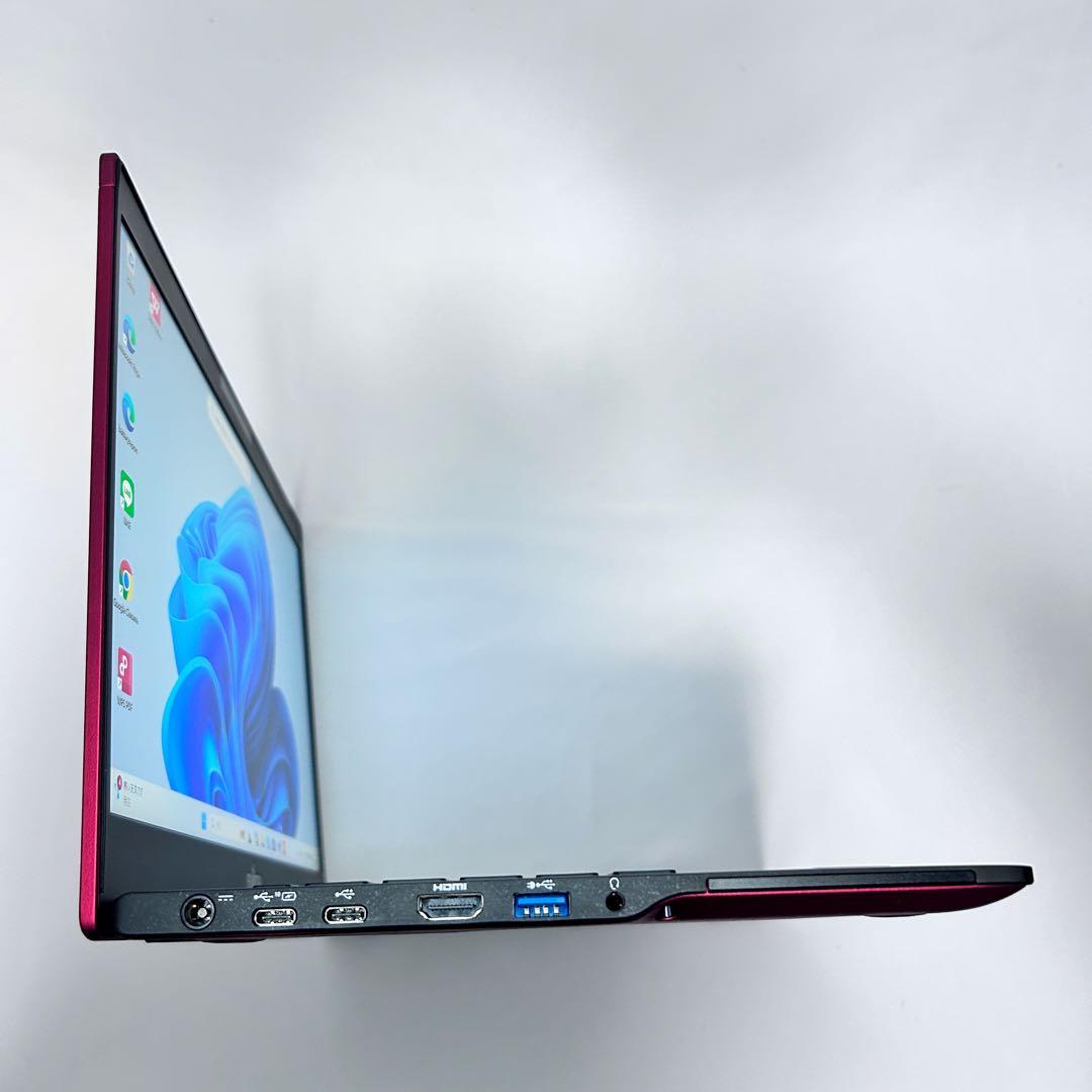 【バッテリー極上・レア赤】LIFEBOOK ｜第10世代i5・高速SSD