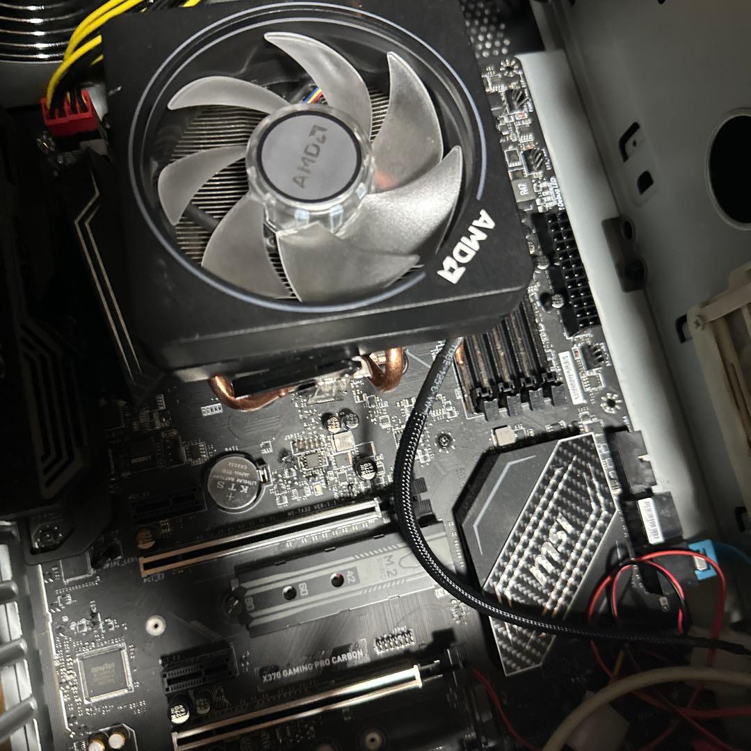 x370 + Ryzen 5 2600 ＋ RGBファン