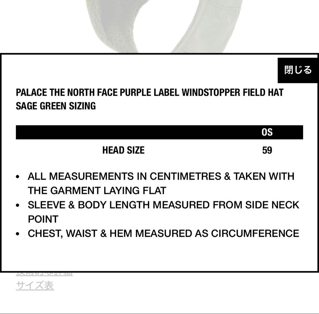 PALACE × THE NORTH FACE Field Cap GREEN