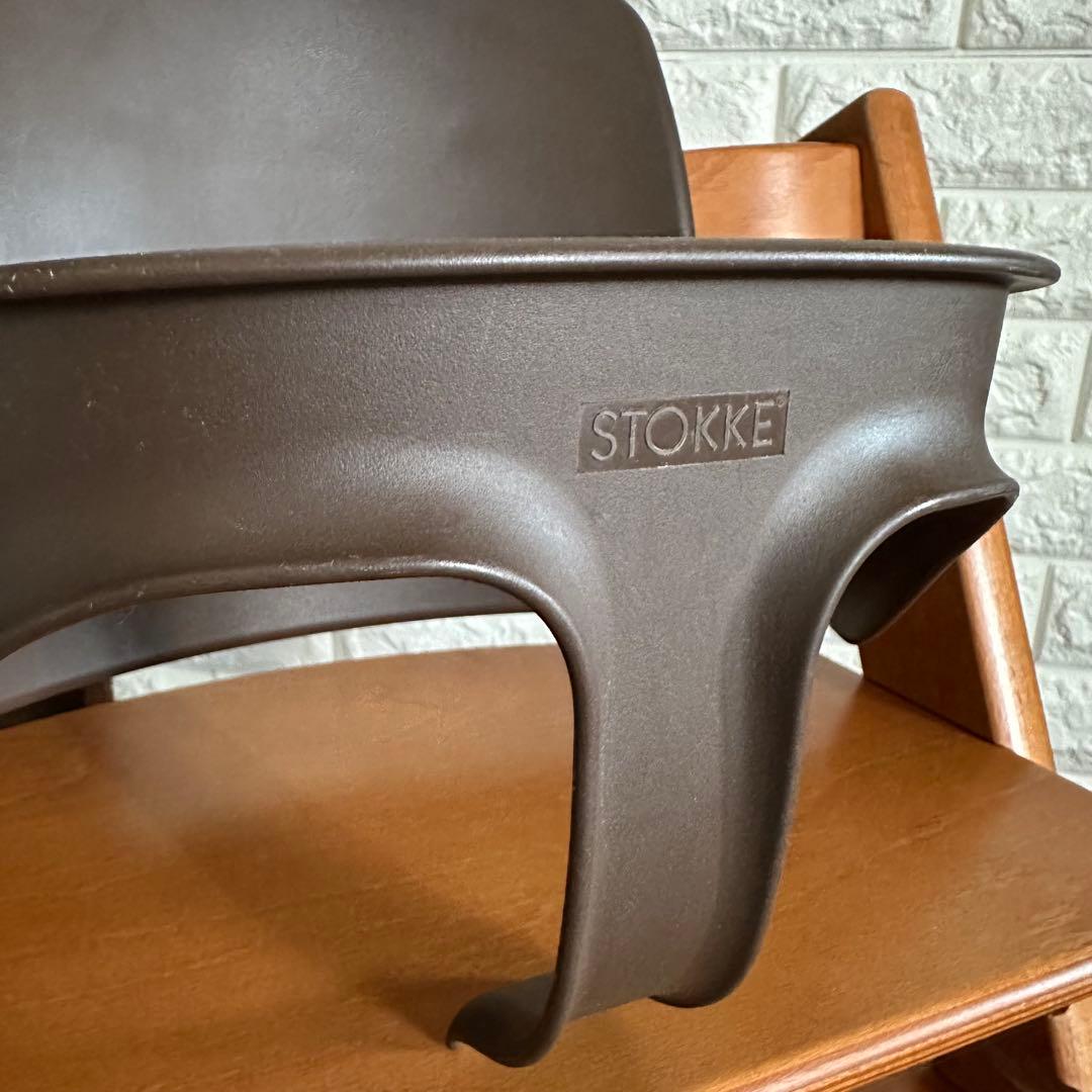 人気 ストッケ トリップトラップ チェリー ブラウン シリアル3 ベビーセット