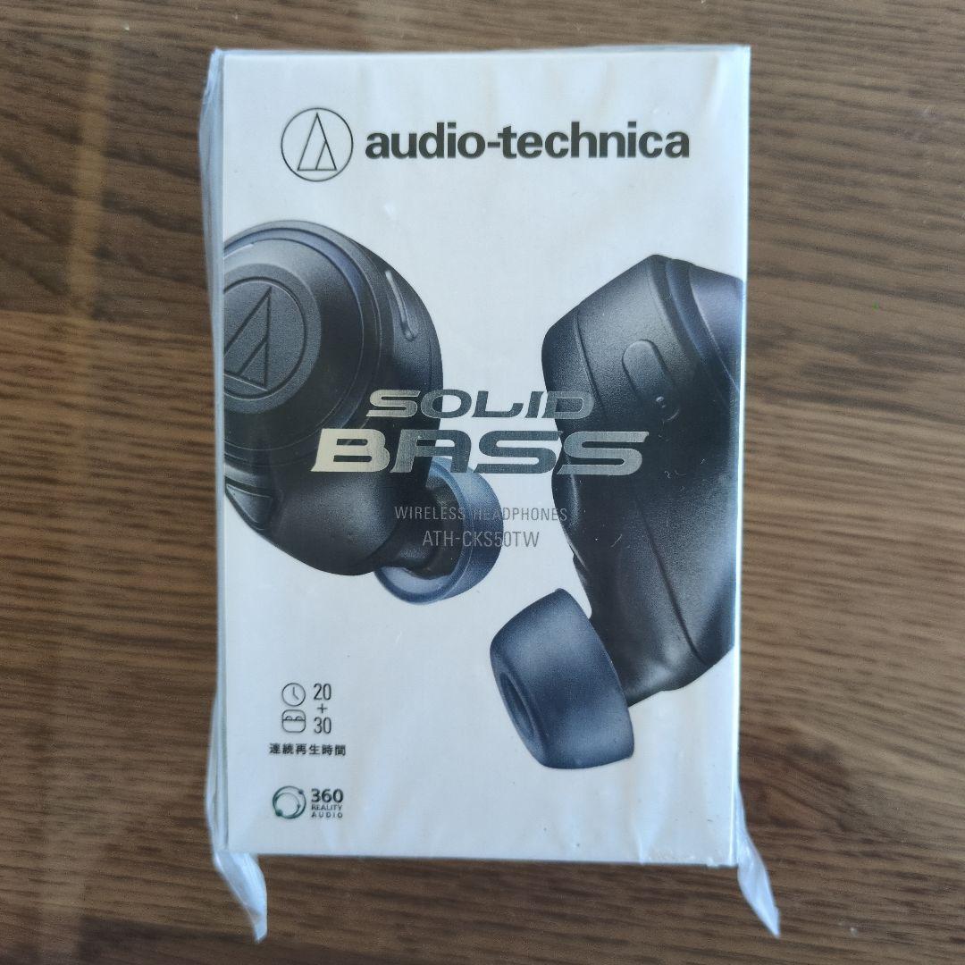 新品・未使用【オーディオテクニカ】ATH-CKS50TW ワイヤレスイヤホン