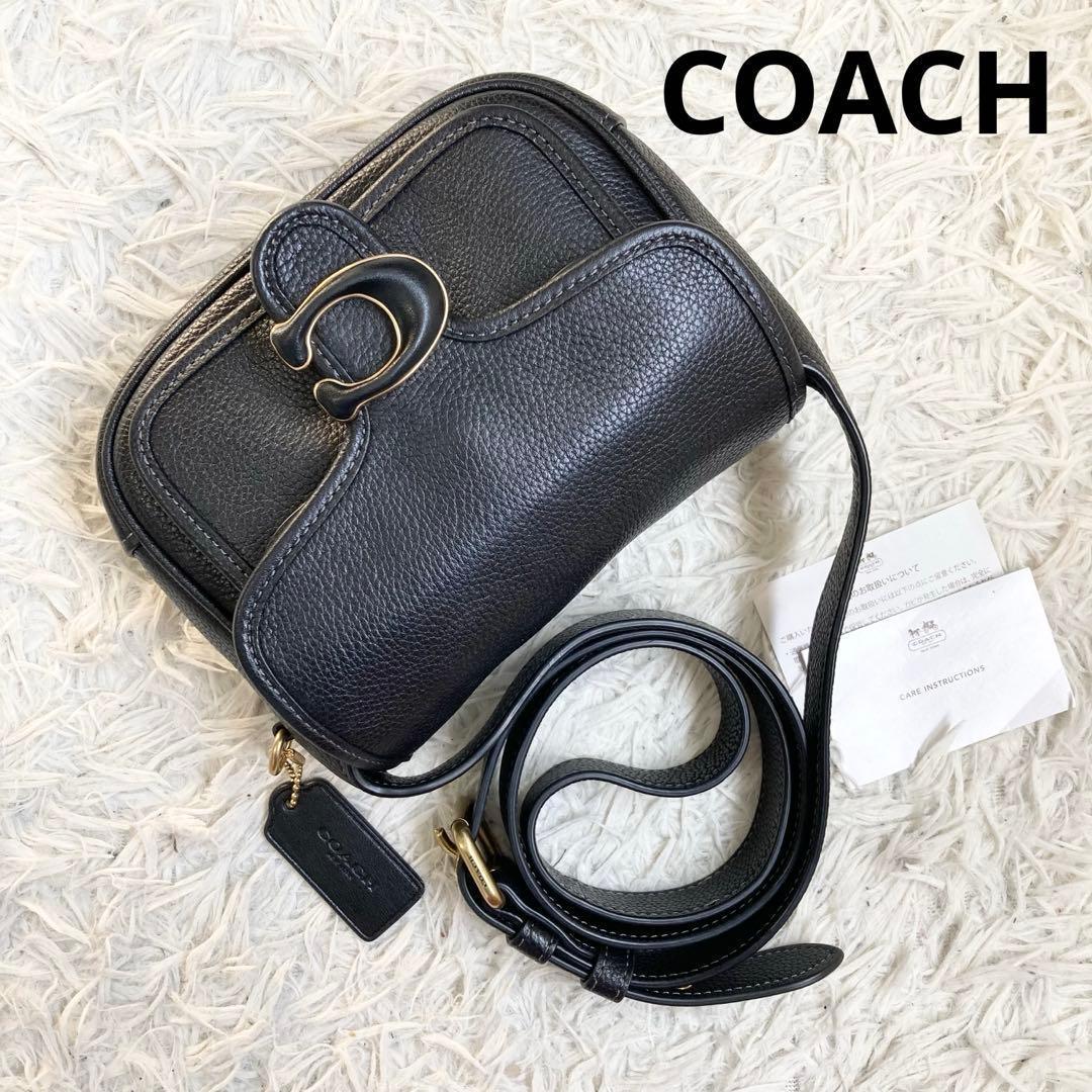 極美品 COACH コーチ タビー 19 メッセンジャー ブラック CJ846
