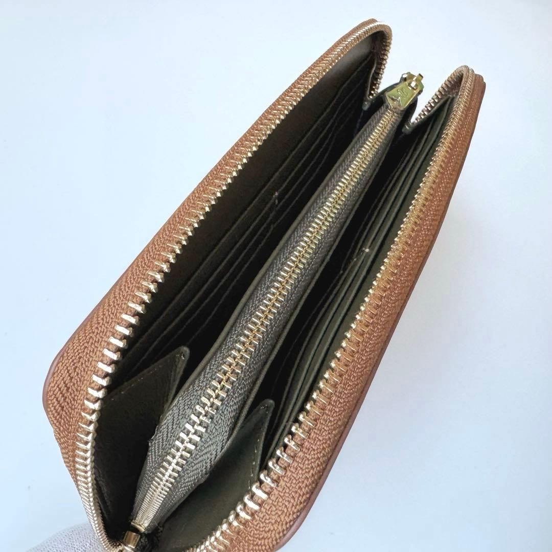 Paul Smith ポールスミス ラウンド ファスナー 長財布 キャメル