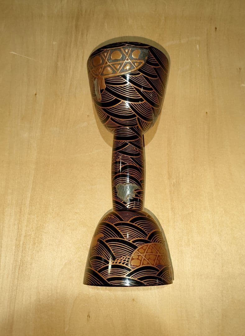 小鼓の胴 螺鈿入り