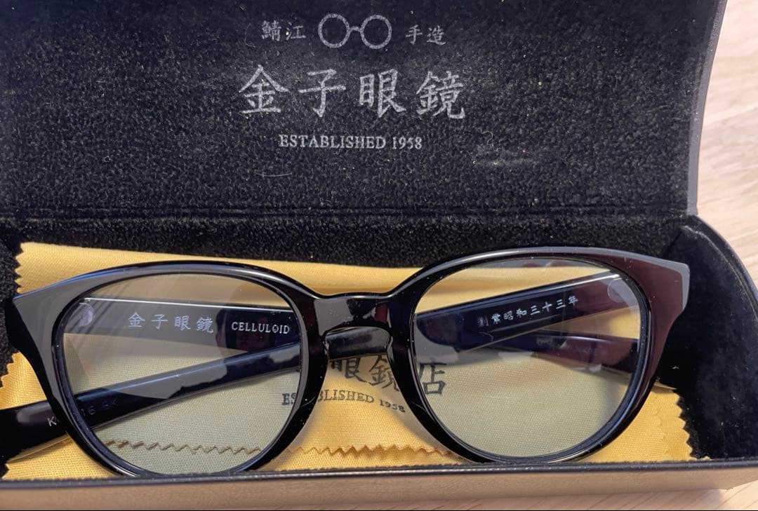 金子眼鏡 CLUBRO ブラックサングラス　KCS-16