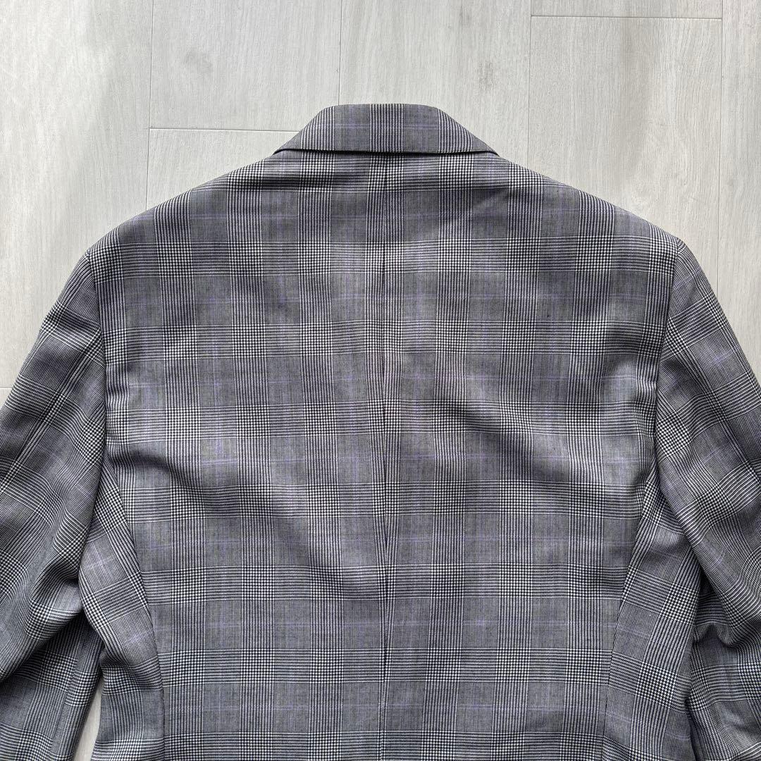 d*2様 Italy製90sポロラルフローレン　グレンチェック　ダブルテーラード