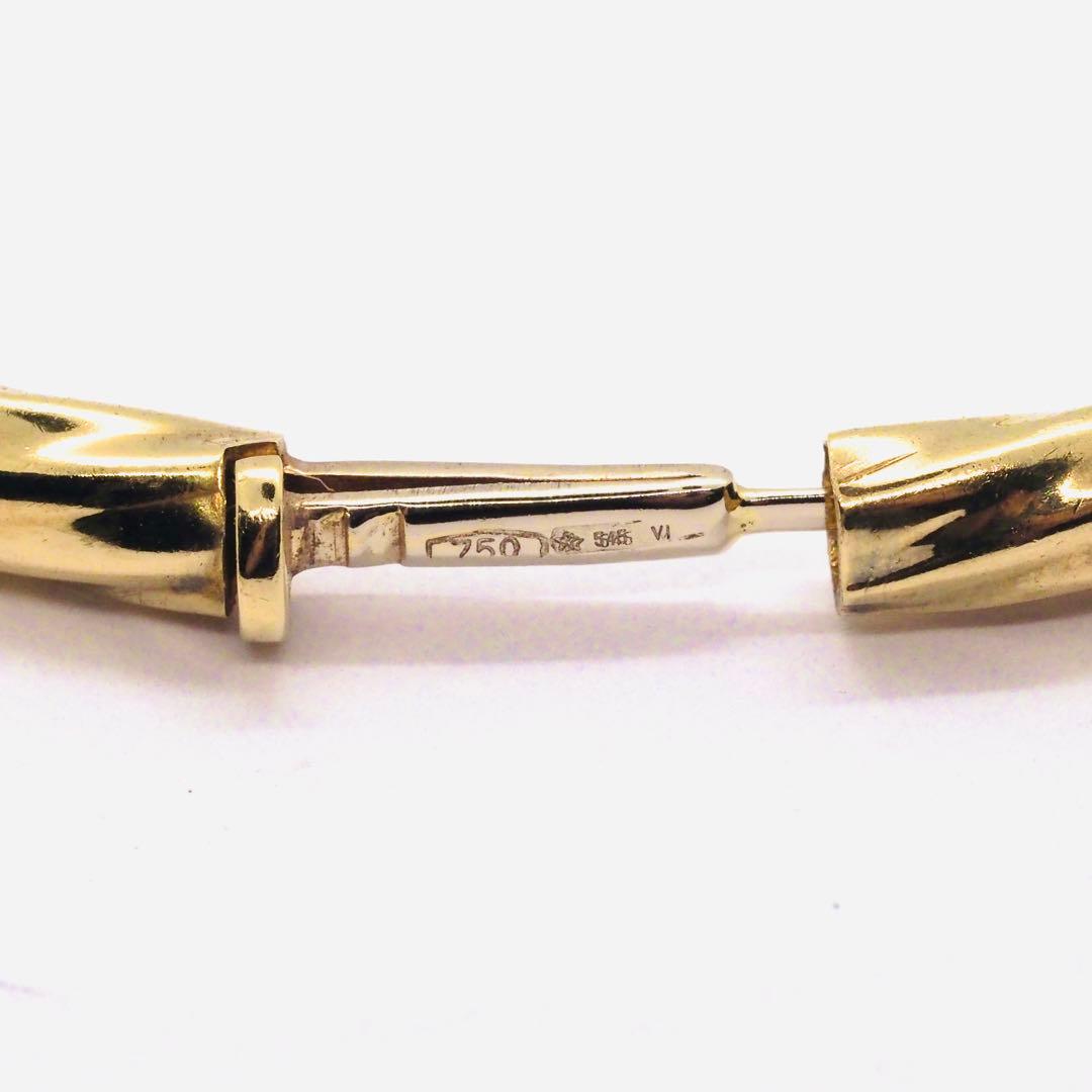 【ノーブランド】K18YG バングル