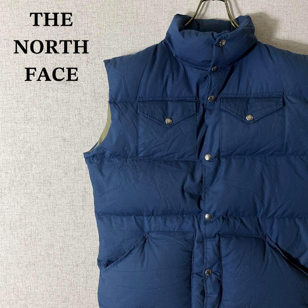 70s THE NORTH FACE ノースフェイス 茶タグ ダウンベスト.