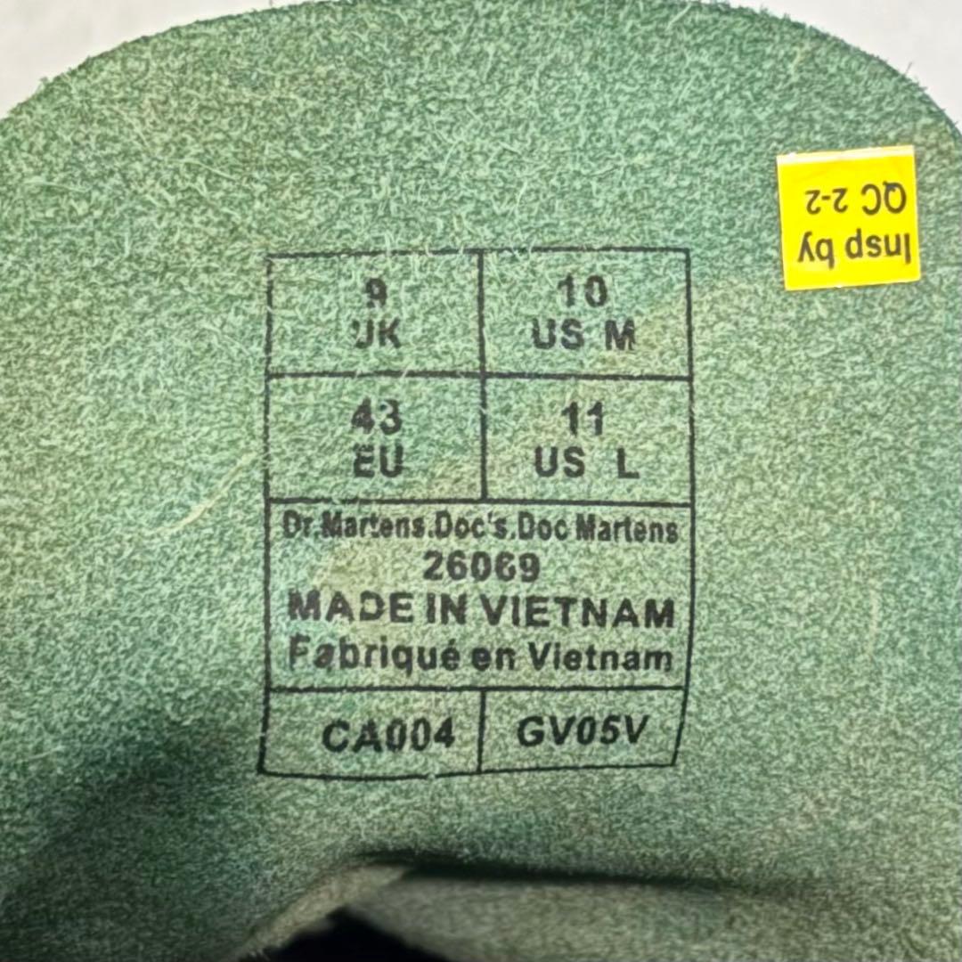 極美品　ドクターマーチン　8ホール　ペパーミントグリーン　28.0センチ