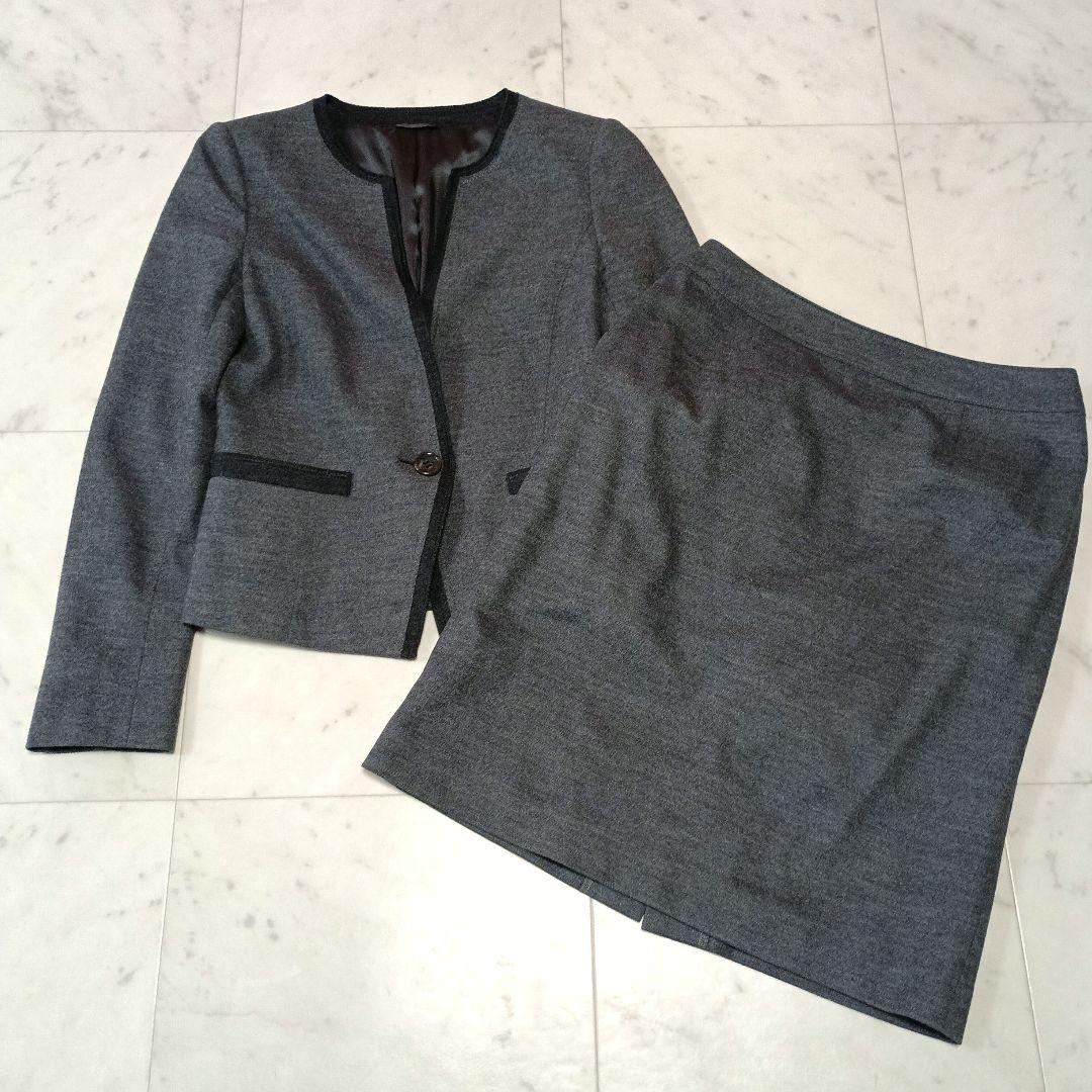 ANAYI アナイ スカートスーツ セットアップ　38 グレー