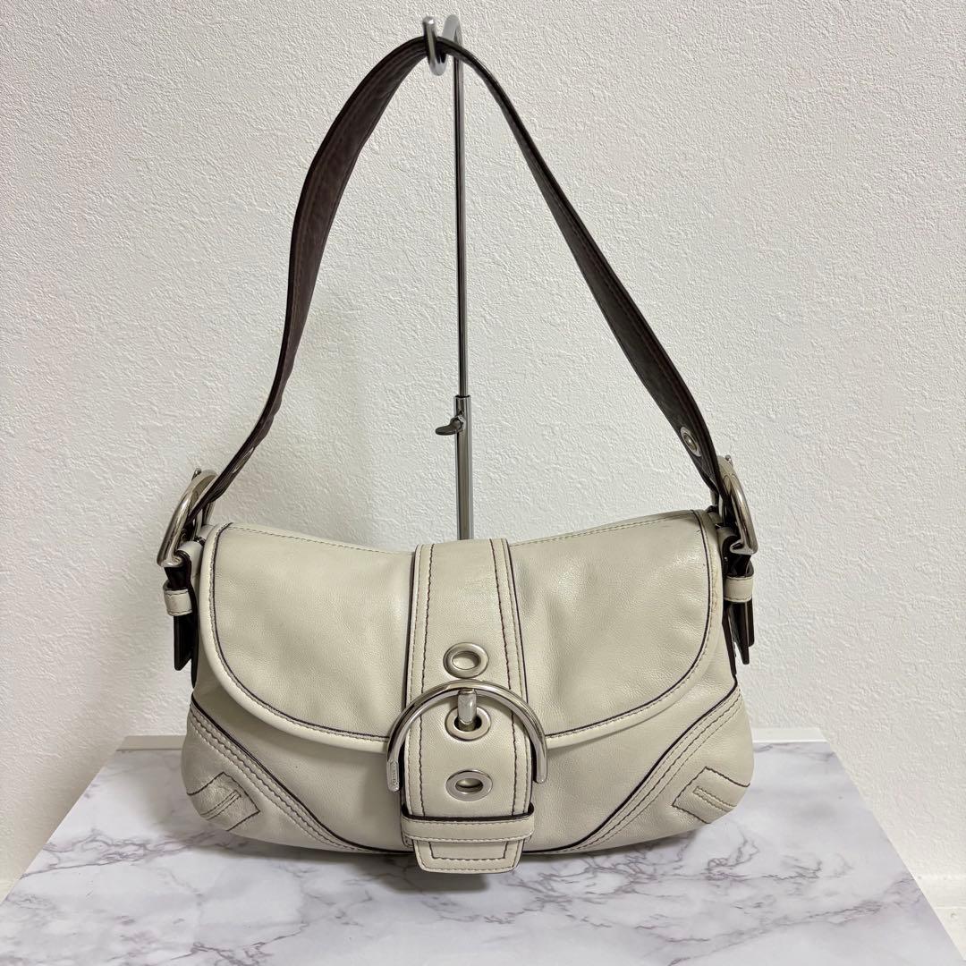 バッグ Coach Soho Leather Shoulder Hand Bag
