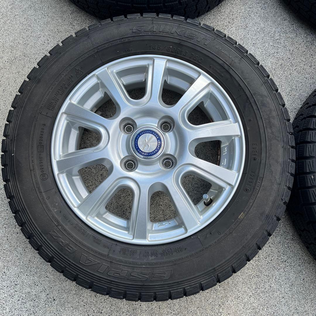 交渉可MR41S ハスラー 145/80R13 スタッドレスセット2本