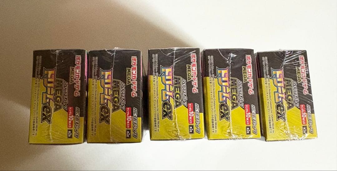 MEGAドリームex 新品未開封　シュリンク付き　 5box