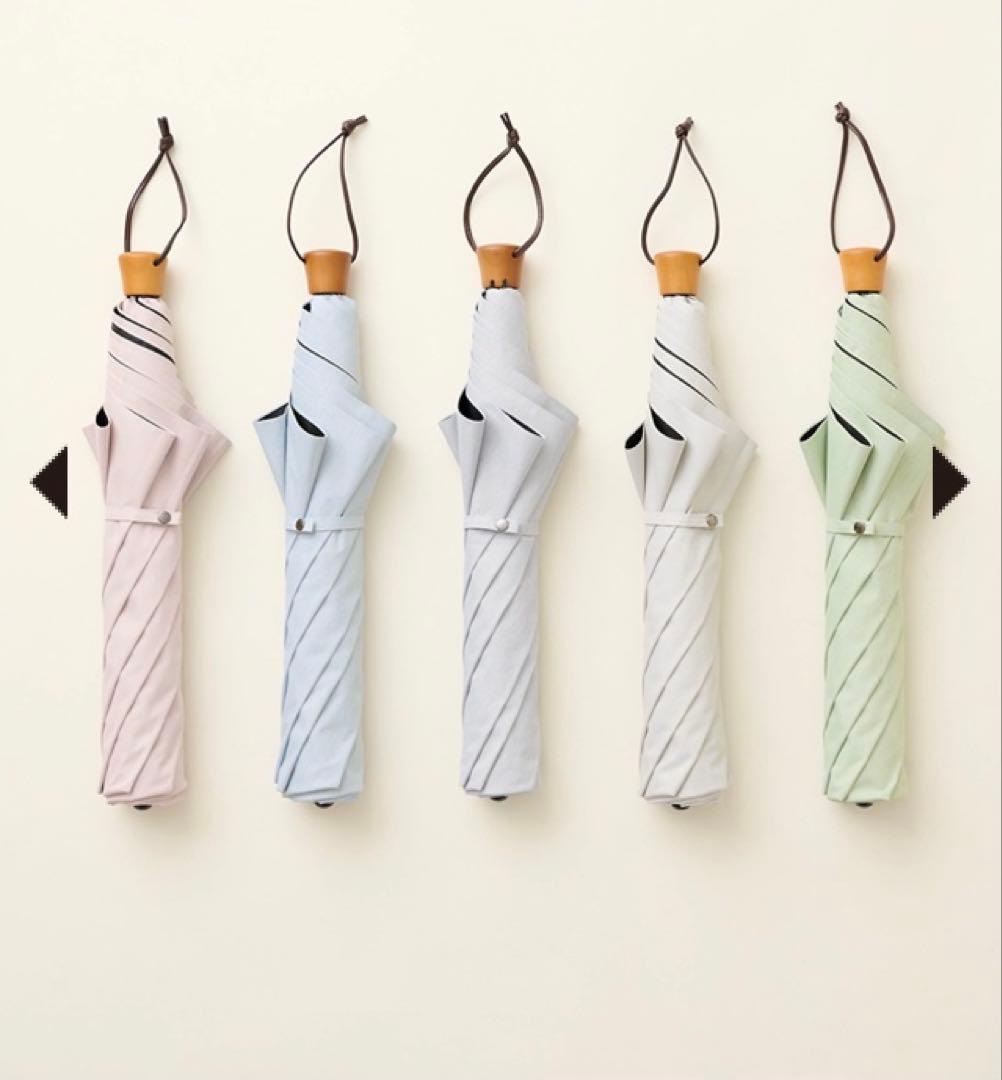 ☀️今期新品タグ付☂️3段折 サンバリア100 無地 ピンク