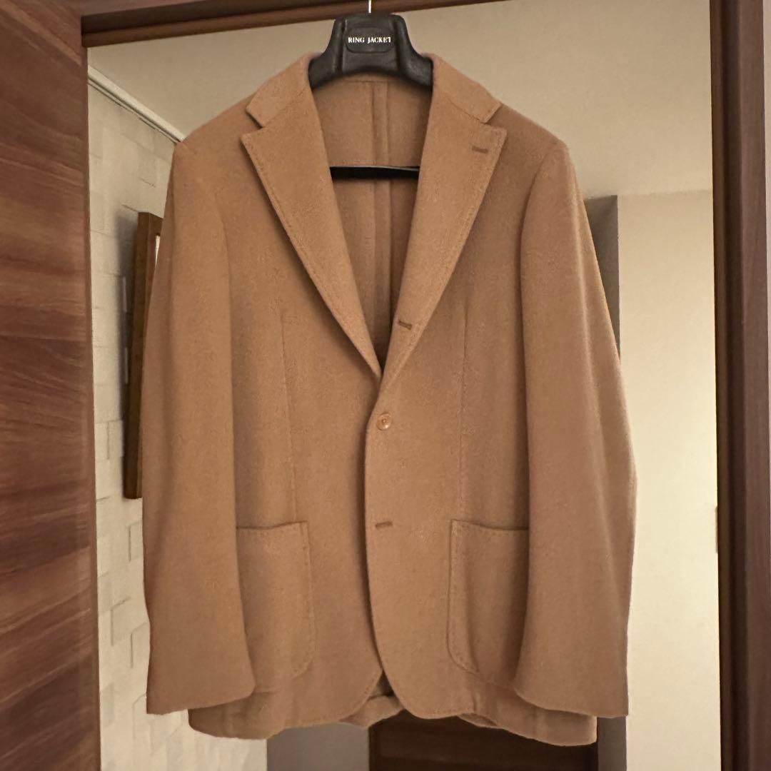 極上 RING JACKET キャメル ジャケット 50