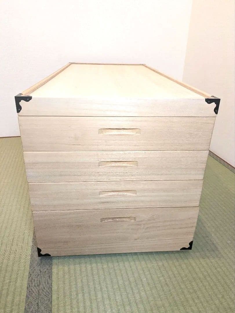 桐箱　4段　衣装ケース
