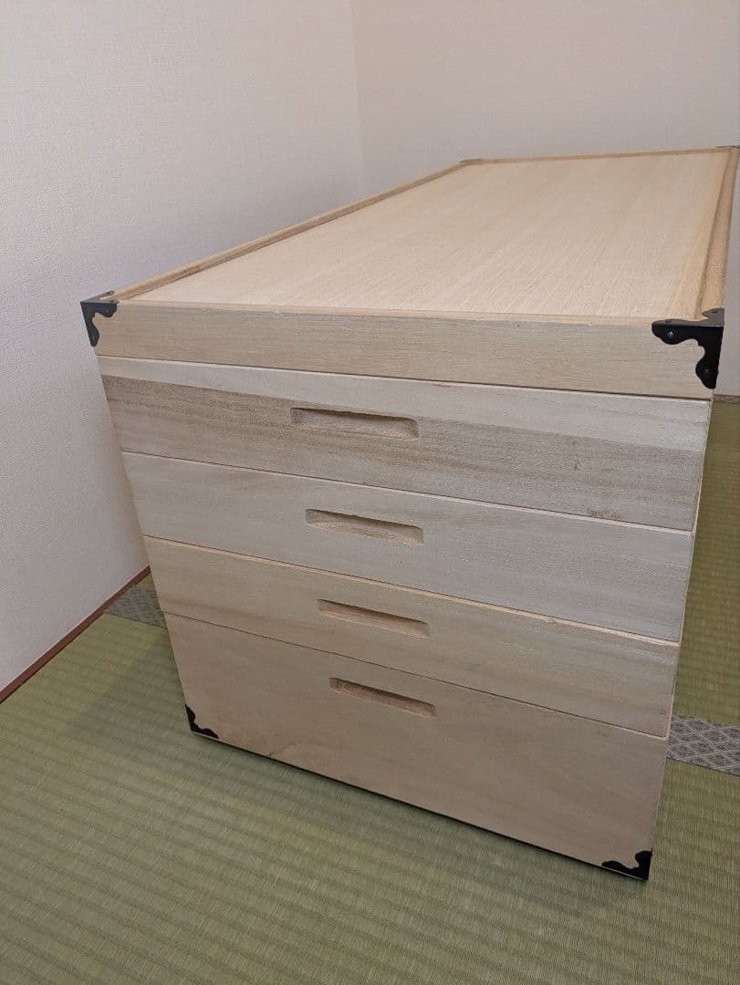 桐箱　4段　衣装ケース