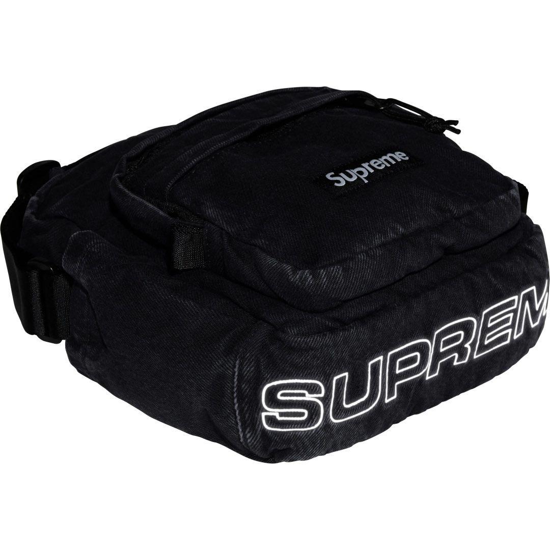 新品未使用　Supreme Denim Shoulder Bag black