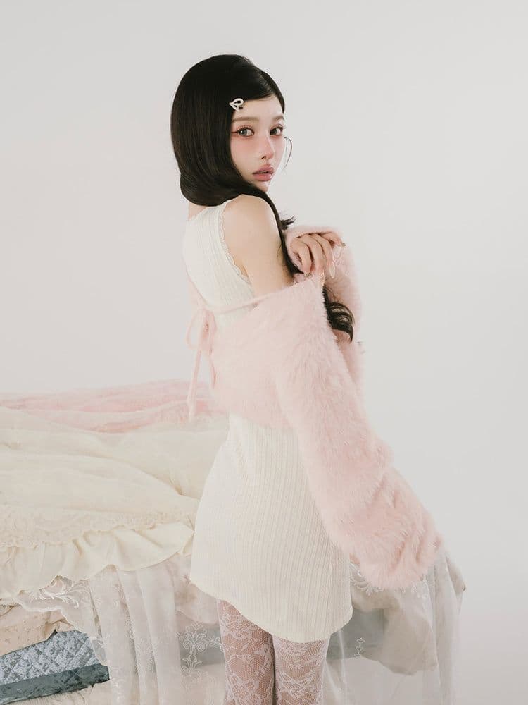 Darich ケーブルニットソーセットミニワンピース(FREE-L.IVO)