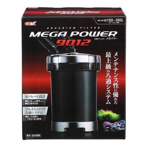 ジェックス メガパワー ９０１２ 外部式フィルター