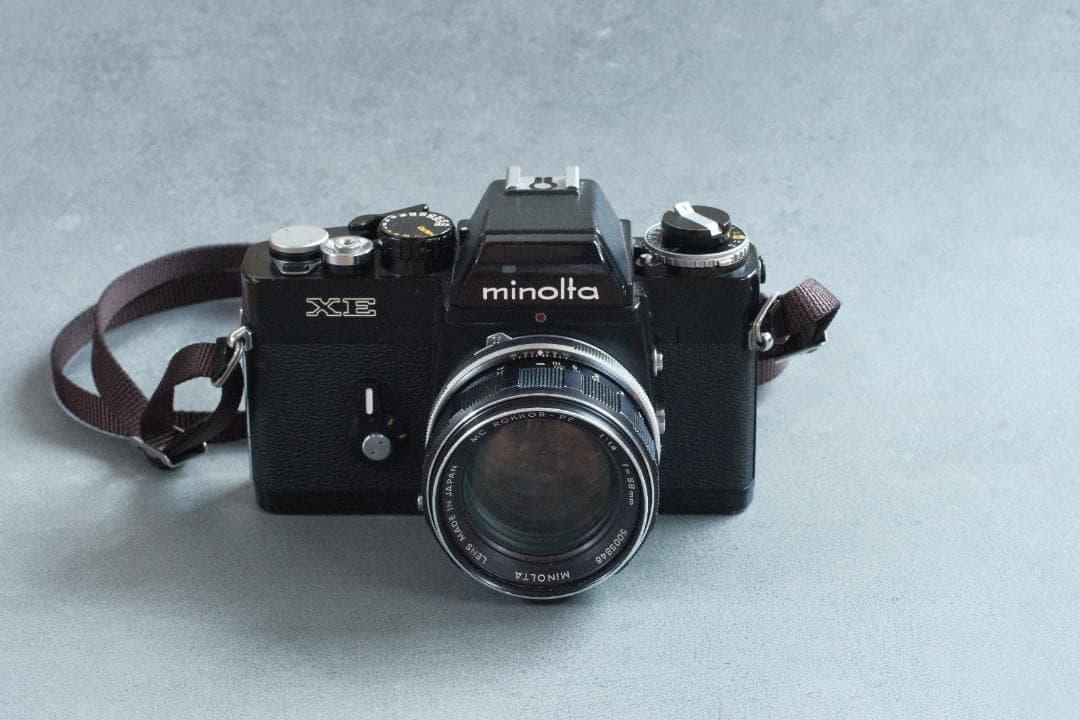 minolta XE ＋ MC ROKKOR PF 58mm f/1.4
