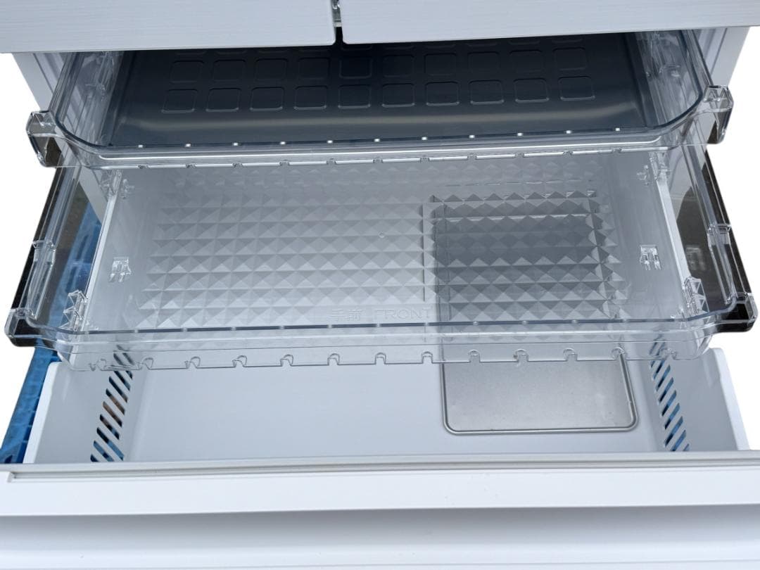 日立 HITACHI 冷蔵庫 R-HWC54T 540L 6ドア ピュアホワイト