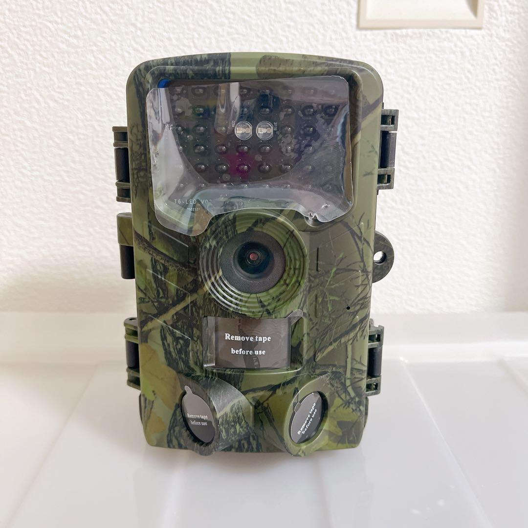 トレイルカメラ 5800万画素 防犯カメラ 屋外 小型 防水 IP66 赤外線付