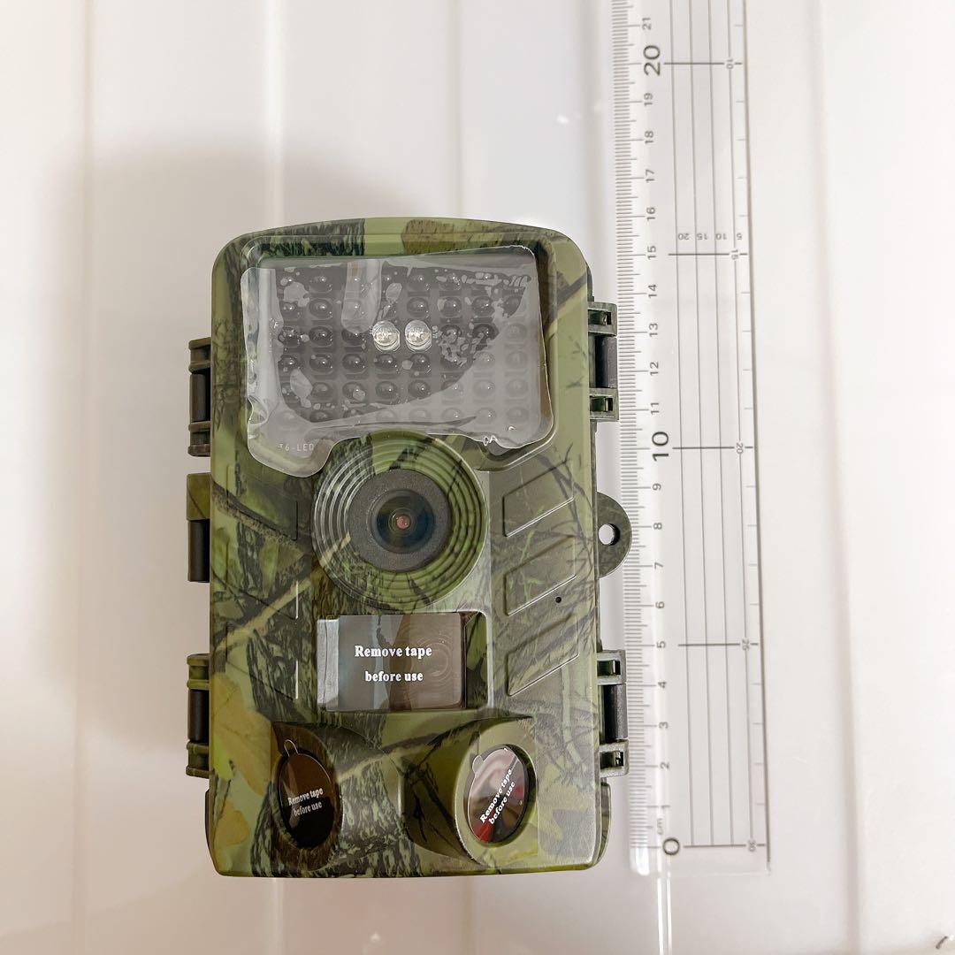 トレイルカメラ 5800万画素 防犯カメラ 屋外 小型 防水 IP66 赤外線付