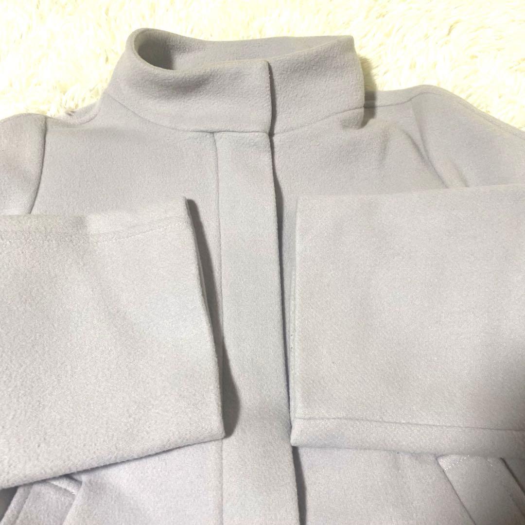 美品✨アルアバイル ビーバースタンドショートコート S ショート丈 22AW