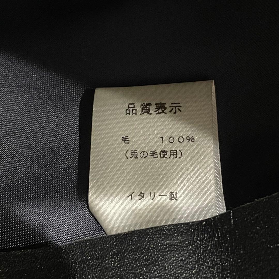 Borsalinoラビットファー　フェドーラ　ハット　ダークネイビー