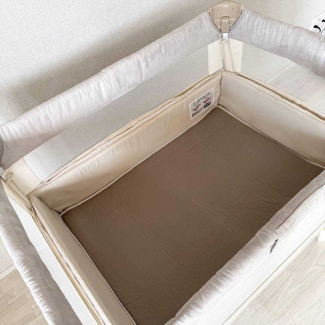Aprica ベビーベッド ココネルエアープラス ホワイトベージュ