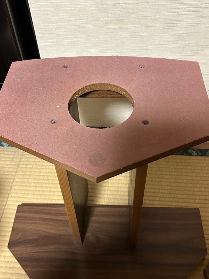 送込【BOSE 901SS用スピーカースタンド　ブラウン　２個セット】