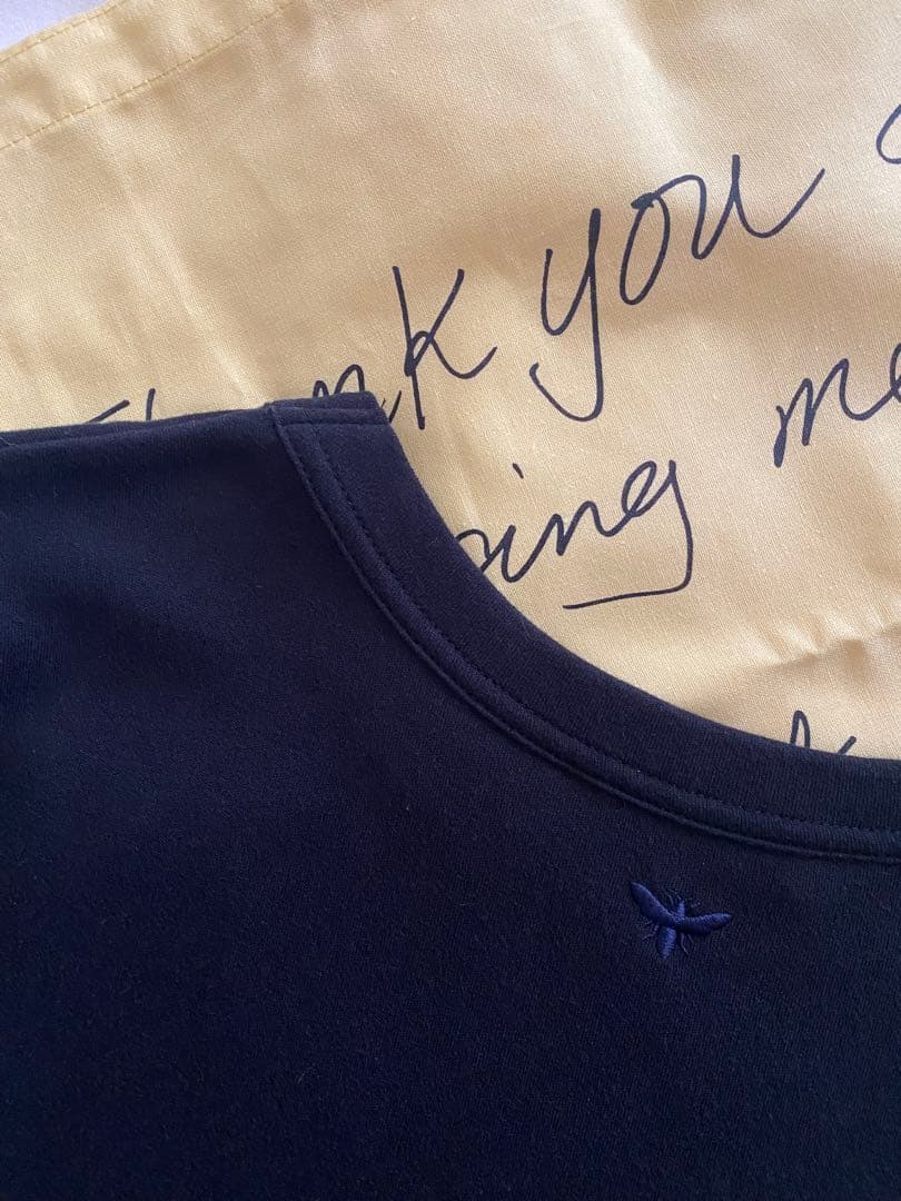 マディソンブルー CREW NECK H/S TEE black ショッパー付