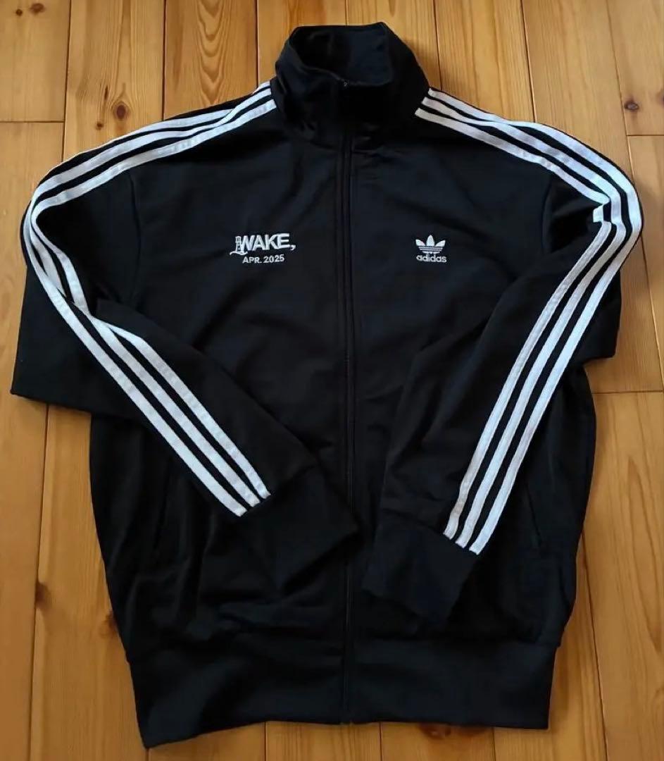 wake adidas FIREBIRD TT ジャケット 黒 Lサイズ