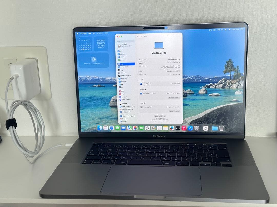 極美品！MacBook Pro (16-inch, 2019) i9•1TB