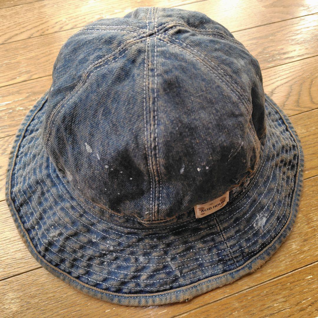 即完売 ACID HOUSE 備南染工 アーミーハット デニム 児島