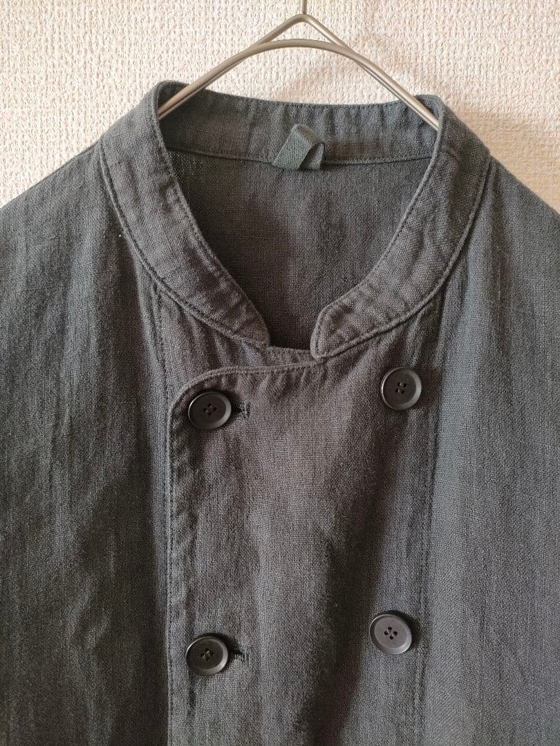 02231-0001 LINASリネンキャンバスクックジャケット