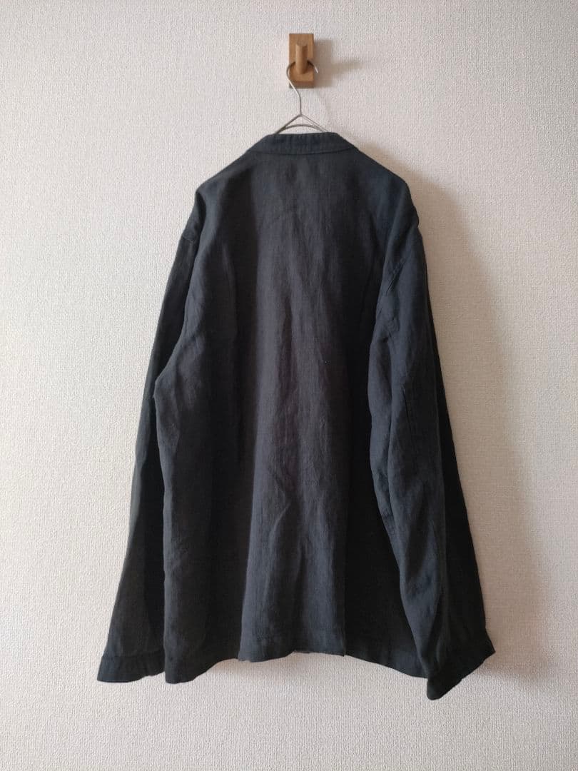 02231-0001 LINASリネンキャンバスクックジャケット