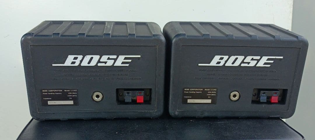 BOSE 111ADスピーカーペア　 ボックス型 ブラック
