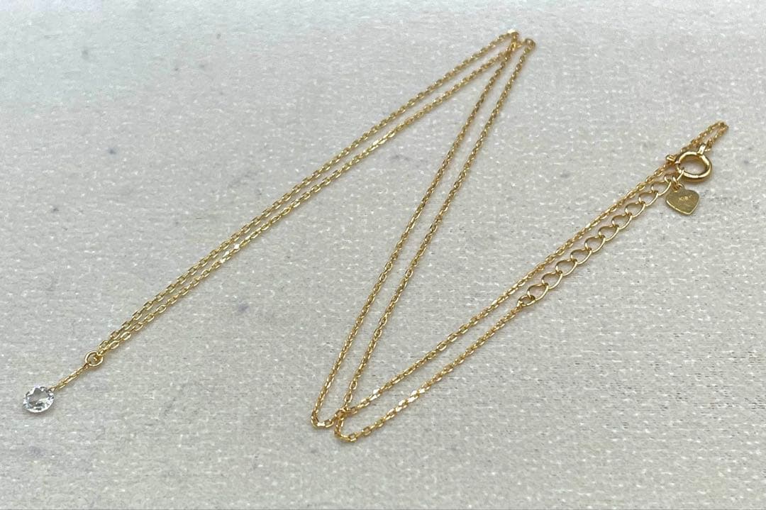 専用JA165★高級 ダイヤモンド0.1ct K18 ネックレス