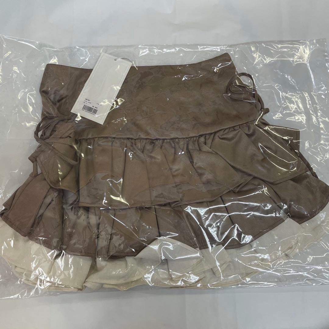 新品未開封　Mel gather skirt brown S ANDMARY