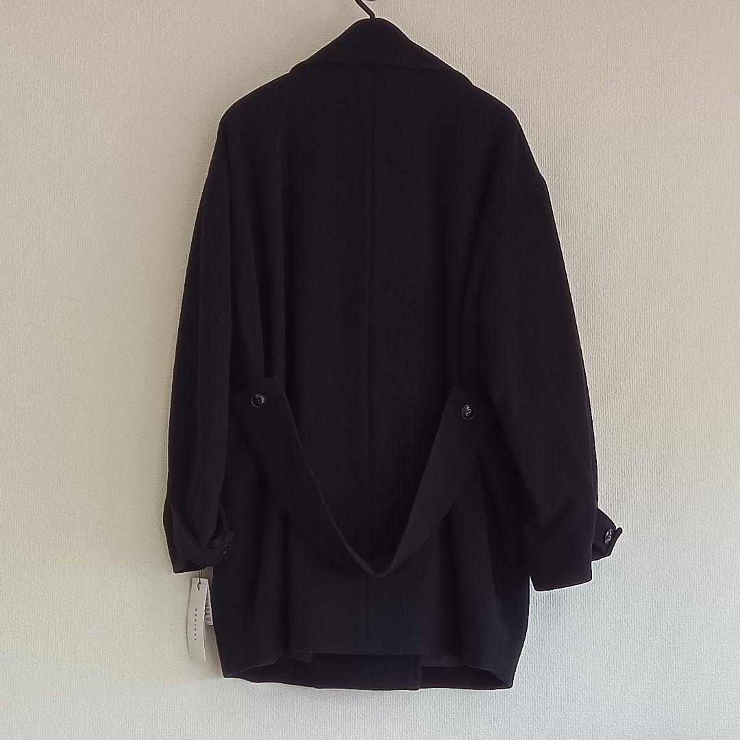 Mal. 新品タグ付 シニカル コート ウール コクーン ブラック フリーサイズ