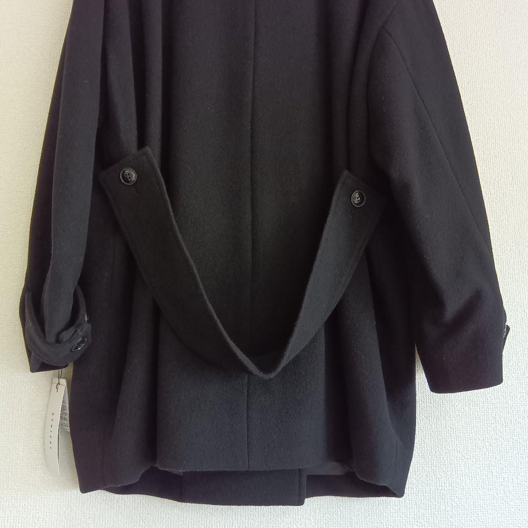 Mal. 新品タグ付 シニカル コート ウール コクーン ブラック フリーサイズ
